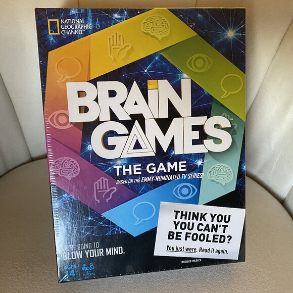 NEW | National Geographic BRAIN GAMES: The Game Board | Factory Sealed - Picture 1 of 12